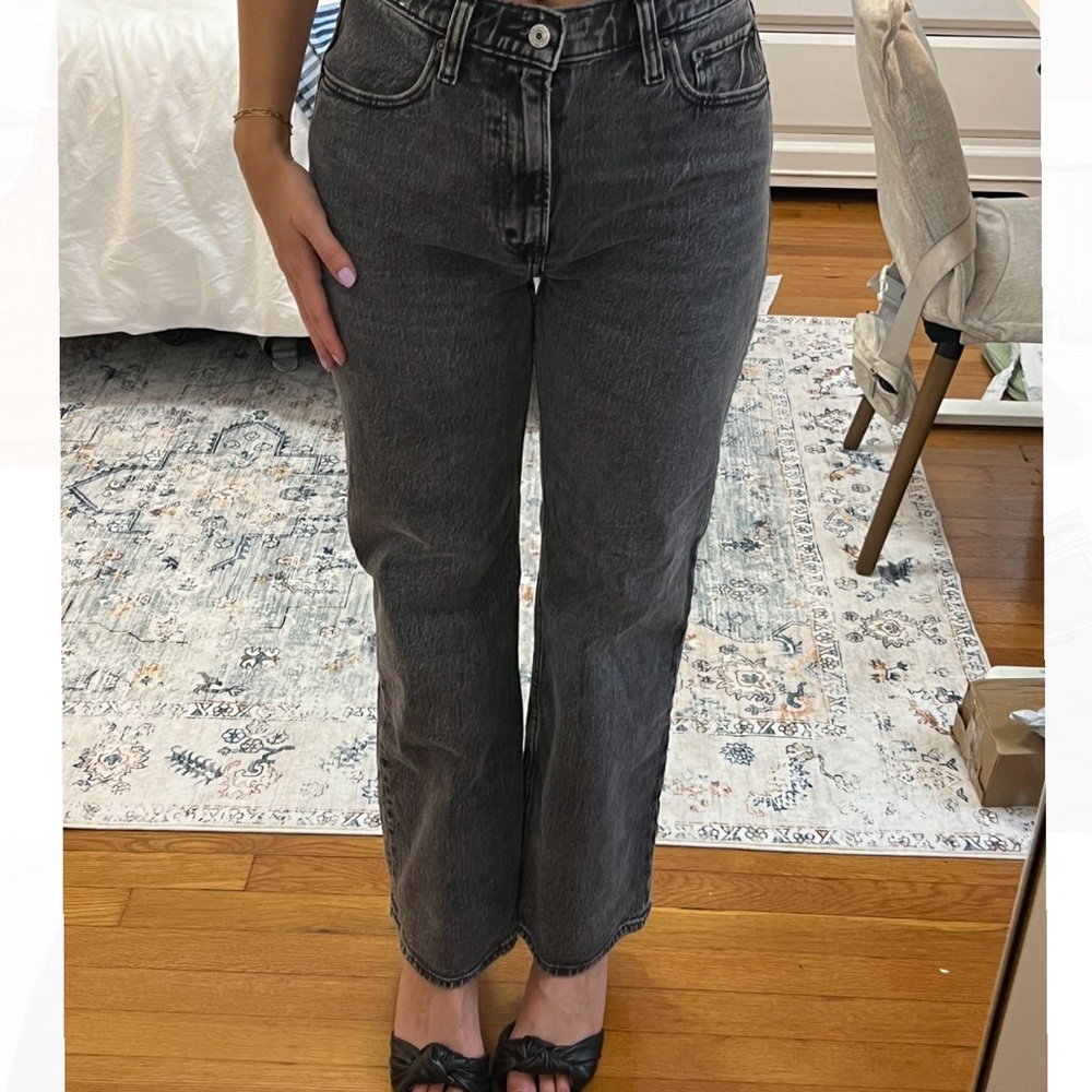 Black Abercrombie and Fitch High Rise 90s Relaxed Jeans